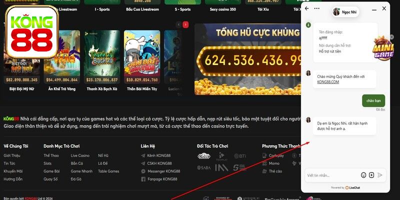 Live chat - Hỗ trợ nhanh và không tốn phí
